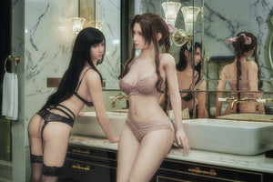 Aerith sexpuppe (Game Lady 167 cm d-cup Nr. 04 Silikon)
