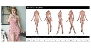 Hedy Sex doll (Starpery 174cm c-cup TPE+silicone)