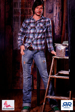 Mâle poupée sexuelle Jonathan (HRDoll 167cm # 17 TPE + silicone)