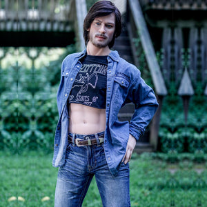 Mâle poupée sexuelle Jonathan (HRDoll 167cm # 17 TPE + silicone)