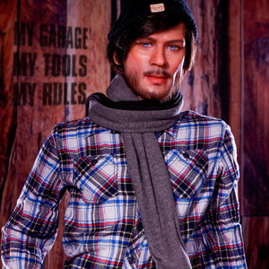 Mâle poupée sexuelle Jonathan (HRDoll 167cm # 17 TPE + silicone)