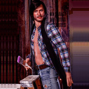 Mâle poupée sexuelle Jonathan (HRDoll 167cm # 17 TPE + silicone)