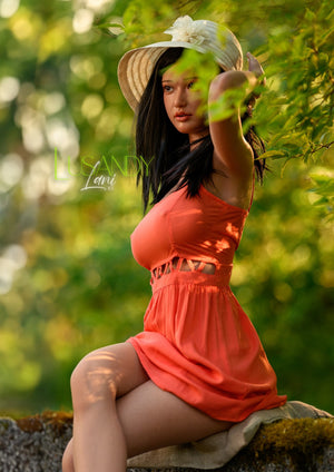 Lani poupée sexuelle (Lusandy Doll 161 cm en silicone D-Cup)