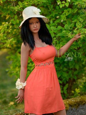 Lani poupée sexuelle (Lusandy Doll 161 cm en silicone D-Cup)