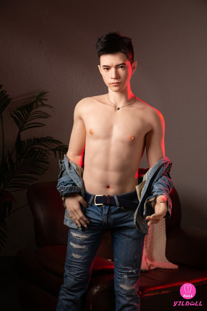 Edward mâle poupée sexuelle (YJL Doll 177cm MD018 Silicone)
