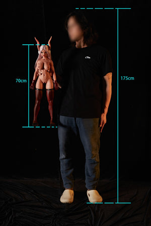 Mila sexpuppe (Climax Doll Mini 70 cm d-cup Silikon)