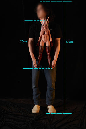 Mila sexpuppe (Climax Doll Mini 70 cm d-cup Silikon)