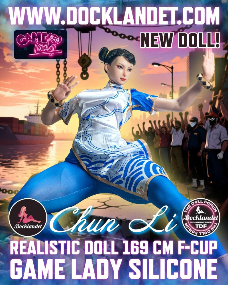 Chun Li Sexdocka (Game Lady 169cm F-Kupa No.33-1 Silikon) Street Fighter Life Size Doll