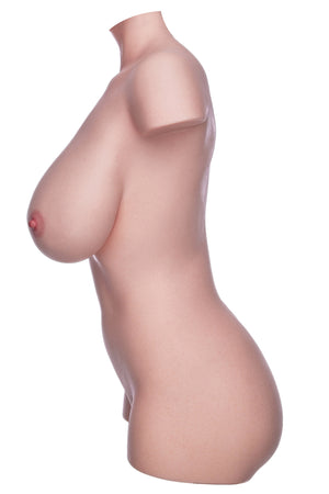 Rebecca Torso Sex Doll (Irontech Doll 95 cm F-Cup Silicone)