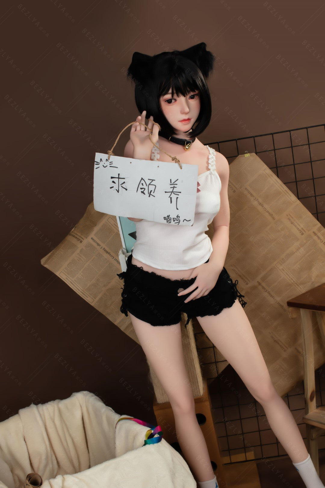 Campanula-sekspop (Bezlya Doll 155cm F cup 2.0 TPE+Siliconen)