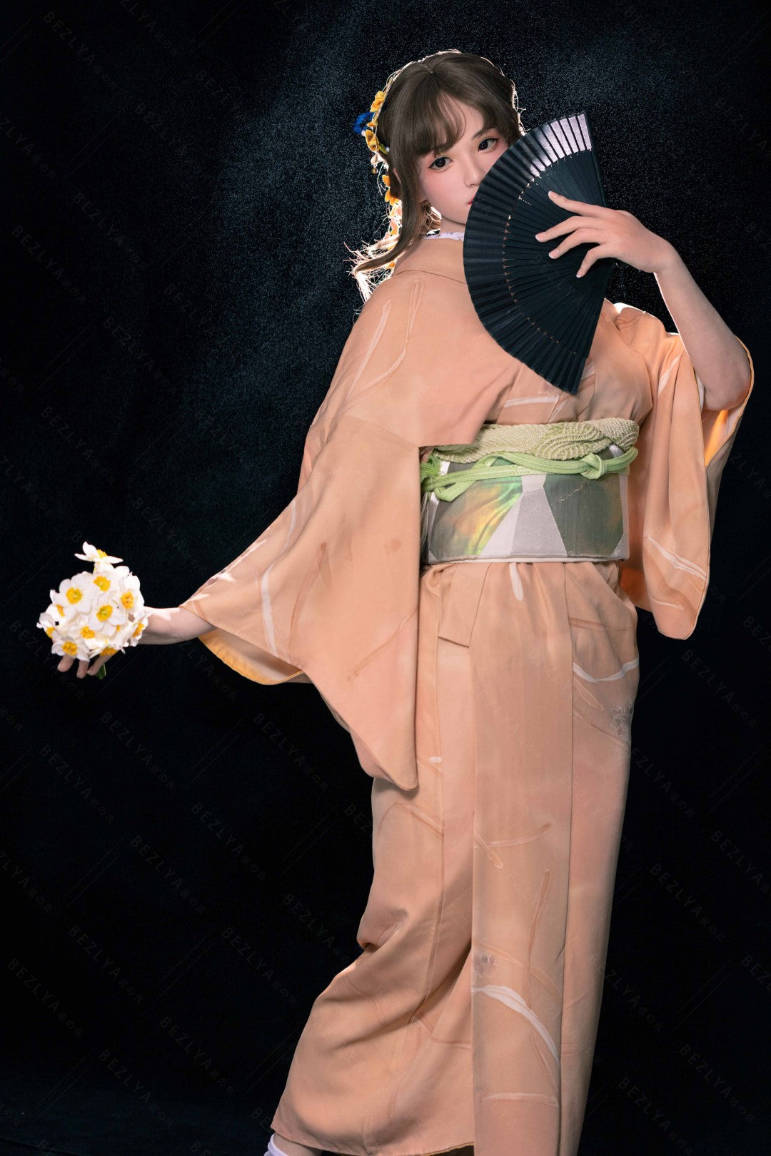 Hélianthe poupée sexuelle (Bezlya Doll 162 cm C-Cup 2.2U Silicone)