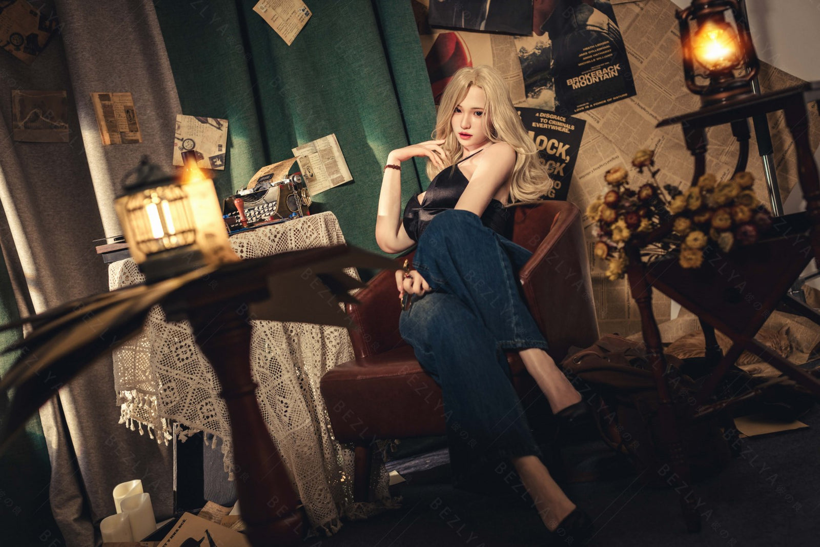 Helianthus-sekspop (Bezlya Doll 162 cm C-cup 2,2U siliconen)