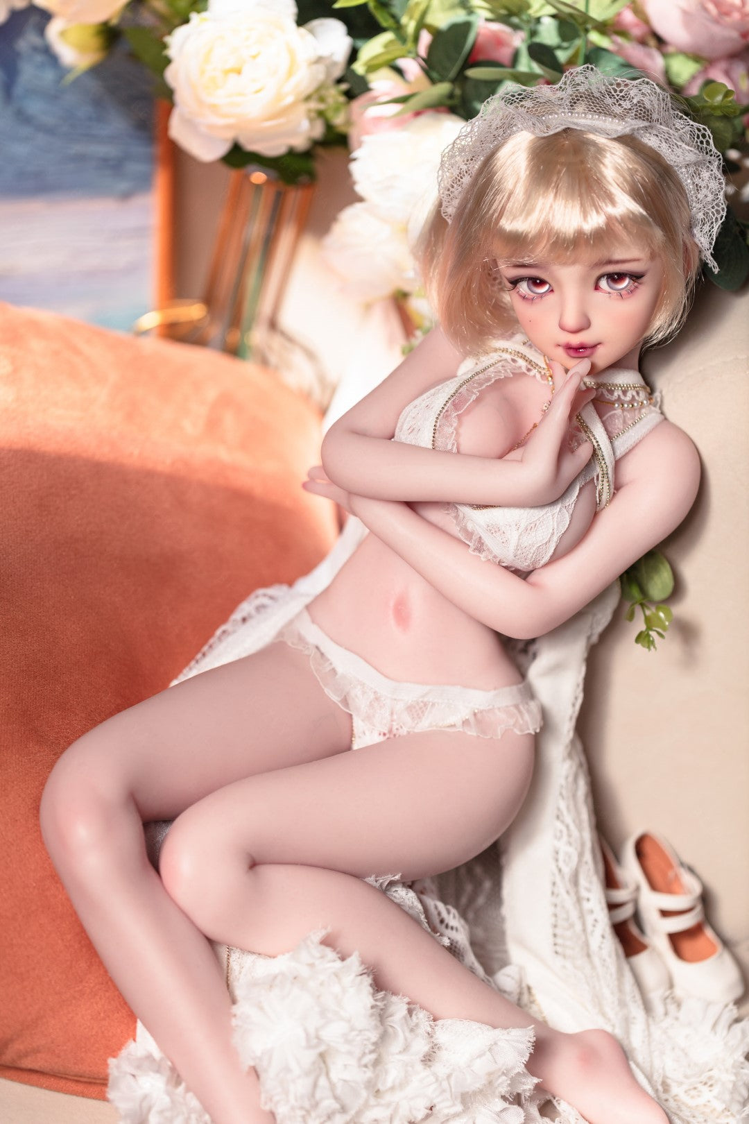 Aprikose sexpuppe (Bezlya Doll 62cm E-cup 2.2 Silikon)