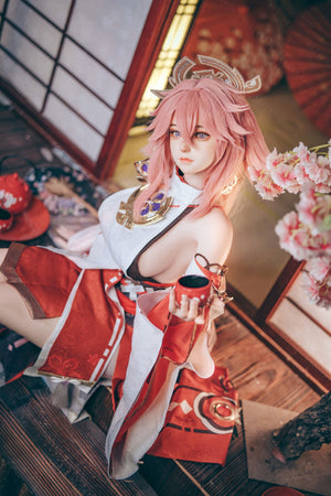 Yae Miko Sex doll (Bezlya Doll 155cm e-cup 2.2cf silicone)