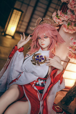 Yae Miko Sex doll (Bezlya Doll 155cm e-cup 2.2cf silicone)