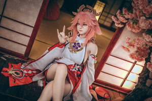 Yae Miko Sex doll (Bezlya Doll 155cm e-cup 2.2cf silicone)