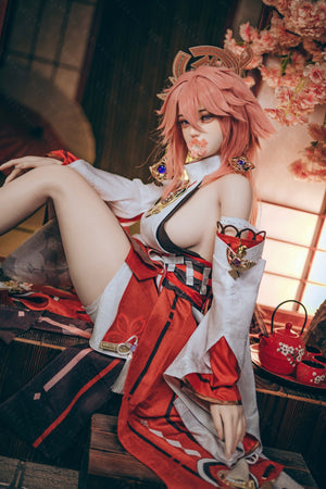 Yae Miko Sex doll (Bezlya Doll 155cm e-cup 2.2cf silicone)