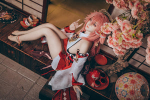 Yae Miko Sex doll (Bezlya Doll 155cm e-cup 2.2cf silicone)
