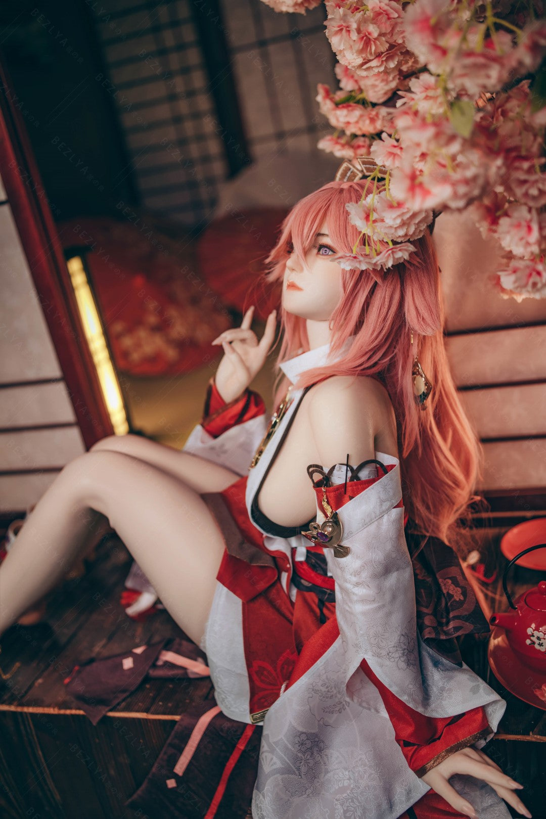 Yae Miko Sex doll (Bezlya Doll 155cm E-cup 2.2CF silicone)