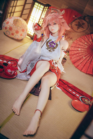 Yae Miko Sex doll (Bezlya Doll 155cm e-cup 2.2cf silicone)