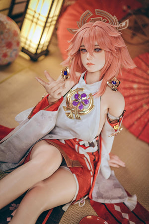 Yae Miko Sex doll (Bezlya Doll 155cm e-cup 2.2cf silicone)