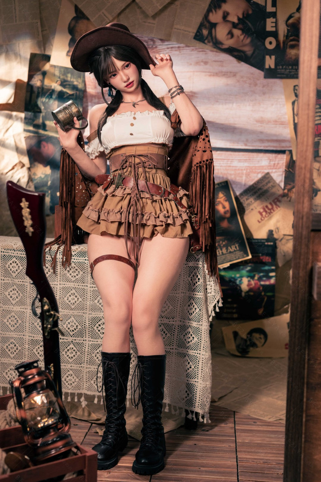 Helianthus-sekspop (Bezlya Doll 162 cm C-cup 2,2U siliconen)