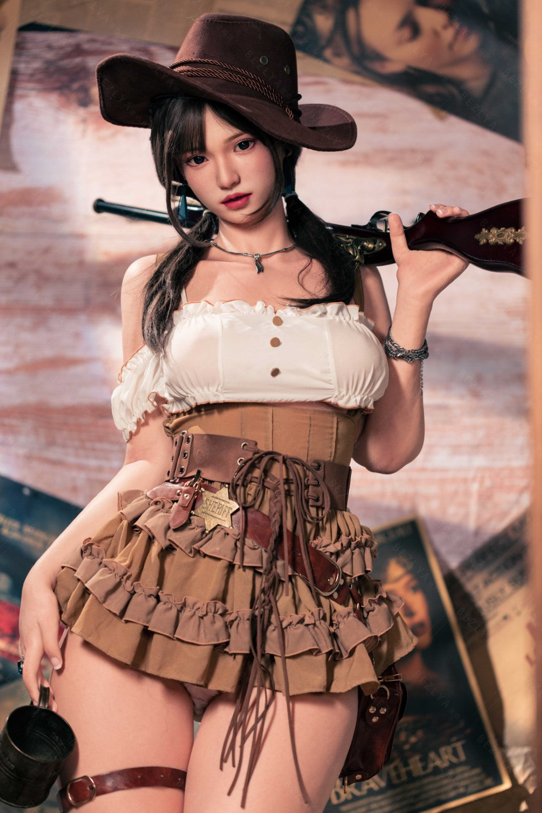 Helianthus-sekspop (Bezlya Doll 162 cm C-cup 2,2U siliconen)