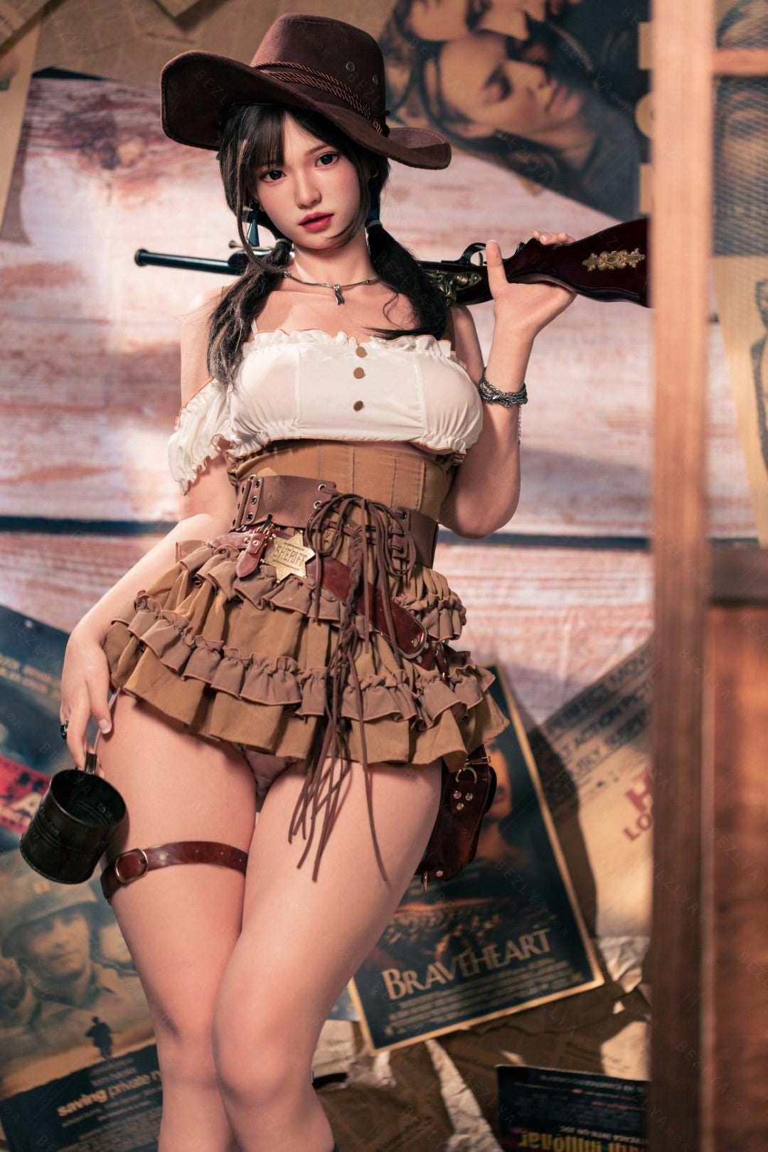 Helianthus-sekspop (Bezlya Doll 162 cm C-cup 2,2U siliconen)