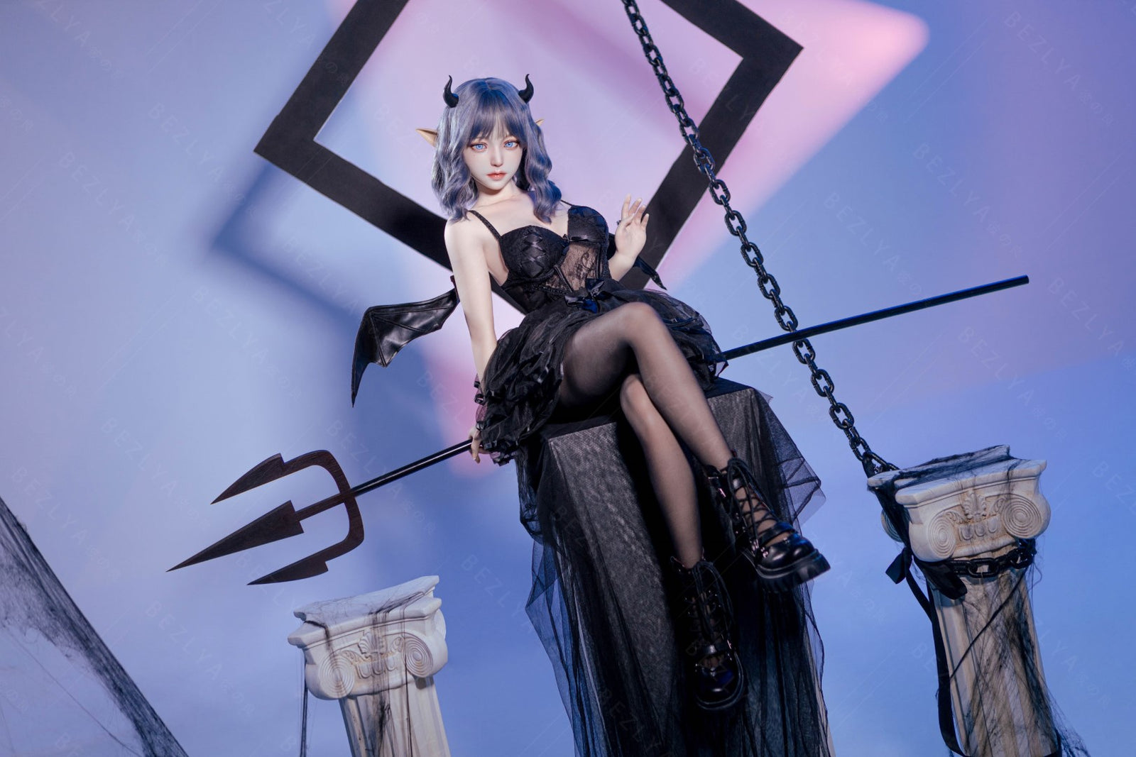 Campanula-sekspop (Bezlya Doll 149 cm D-cup 2.1 siliconen)