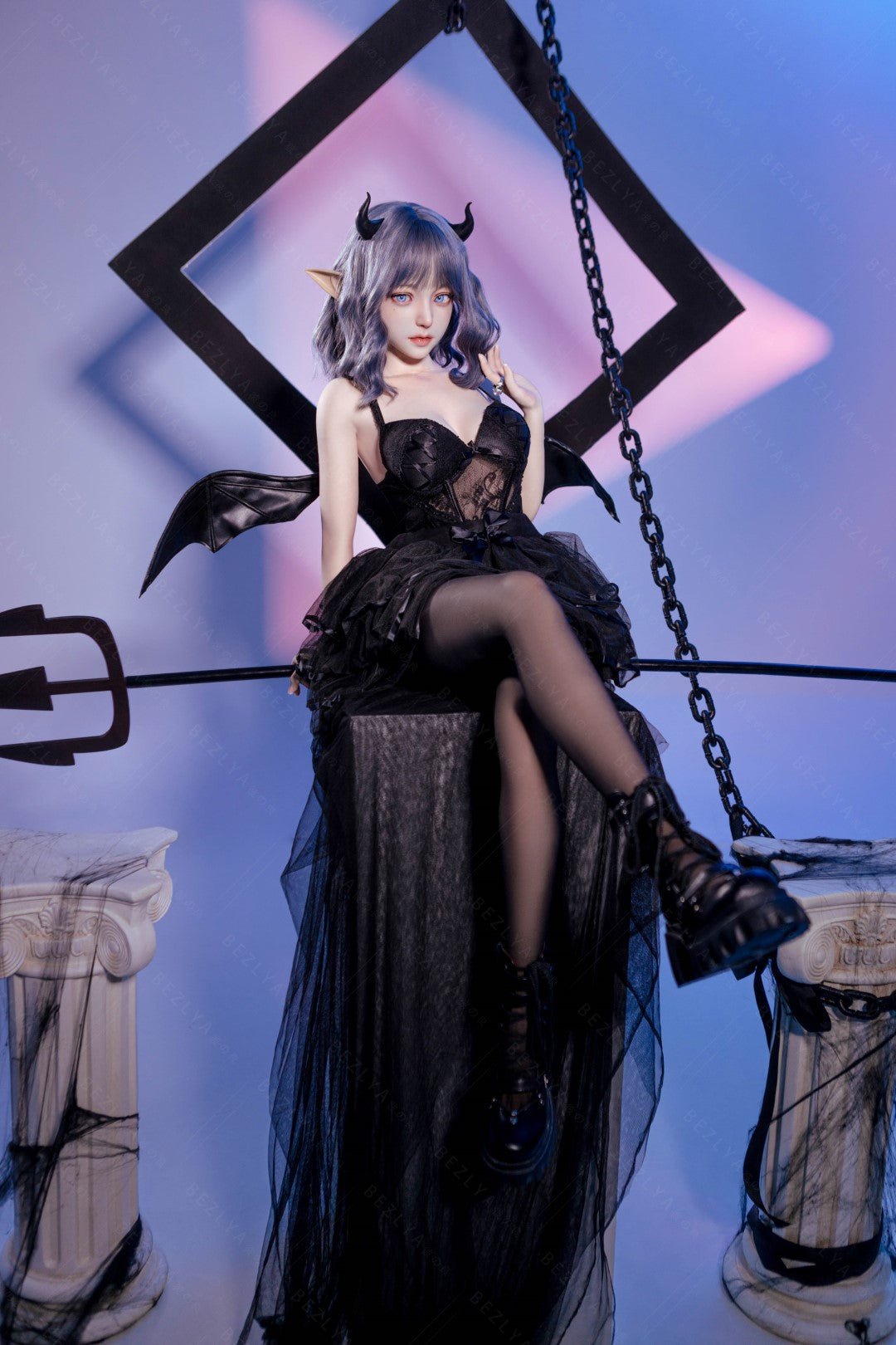 Campanula-sekspop (Bezlya Doll 149 cm D-cup 2.1 siliconen)