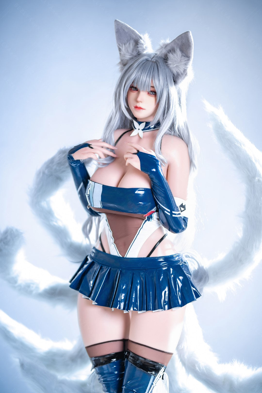 Campanula-sekspop (Bezlya Doll 155 cm E-cup 2.2CF siliconen)