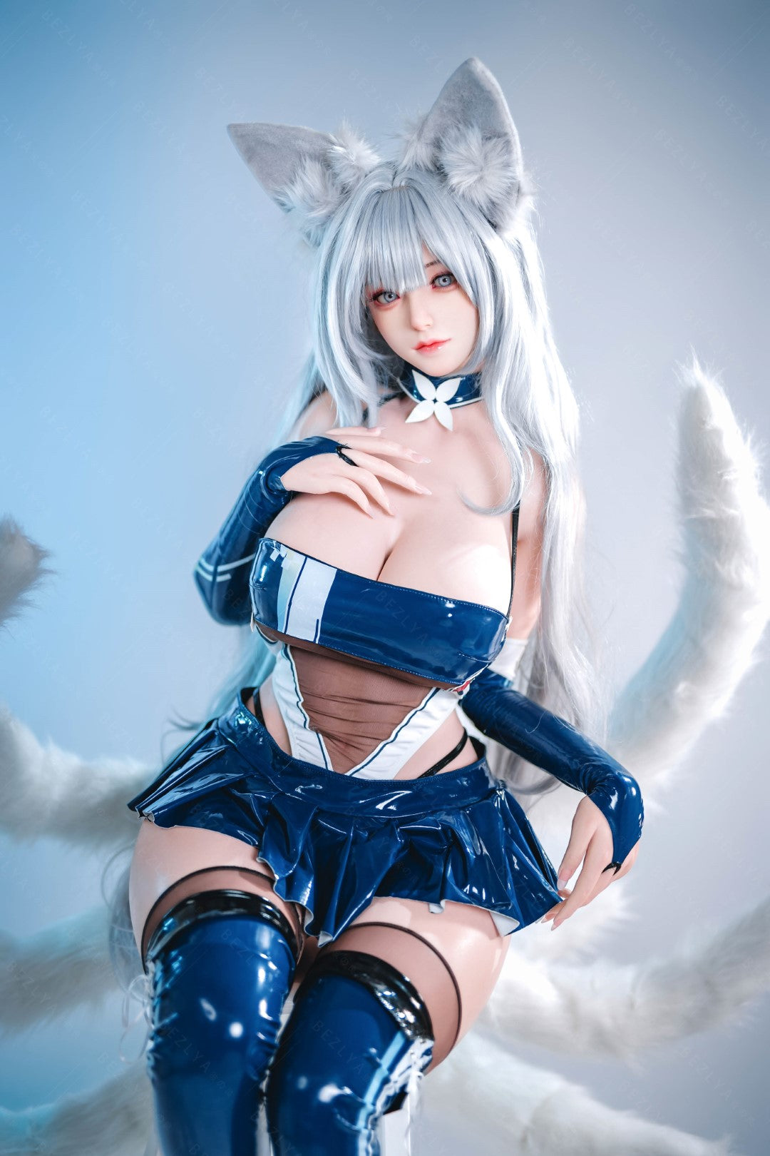 Campanula-sekspop (Bezlya Doll 155 cm E-cup 2.2CF siliconen)