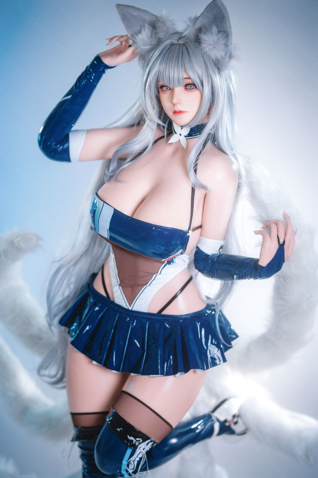 Campanula-sekspop (Bezlya Doll 155 cm E-cup 2.2CF siliconen)