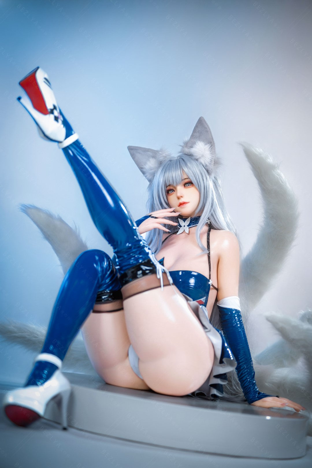 Campanula-sekspop (Bezlya Doll 155 cm E-cup 2.2CF siliconen)