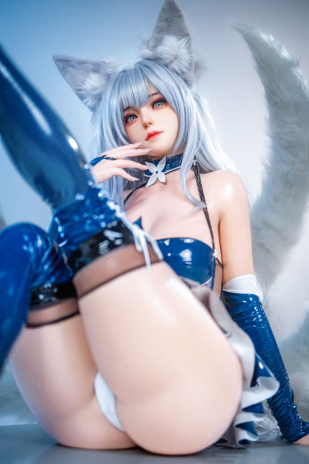 Campanula-sekspop (Bezlya Doll 155 cm E-cup 2.2CF siliconen)