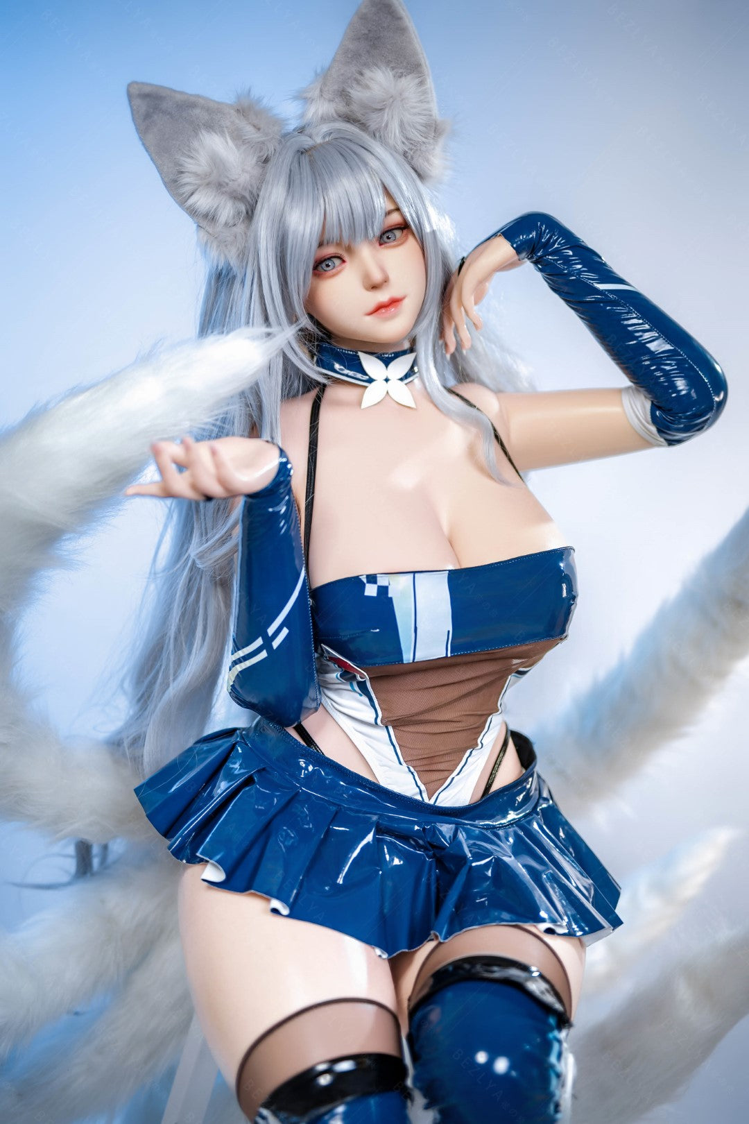 Campanula-sekspop (Bezlya Doll 155 cm E-cup 2.2CF siliconen)