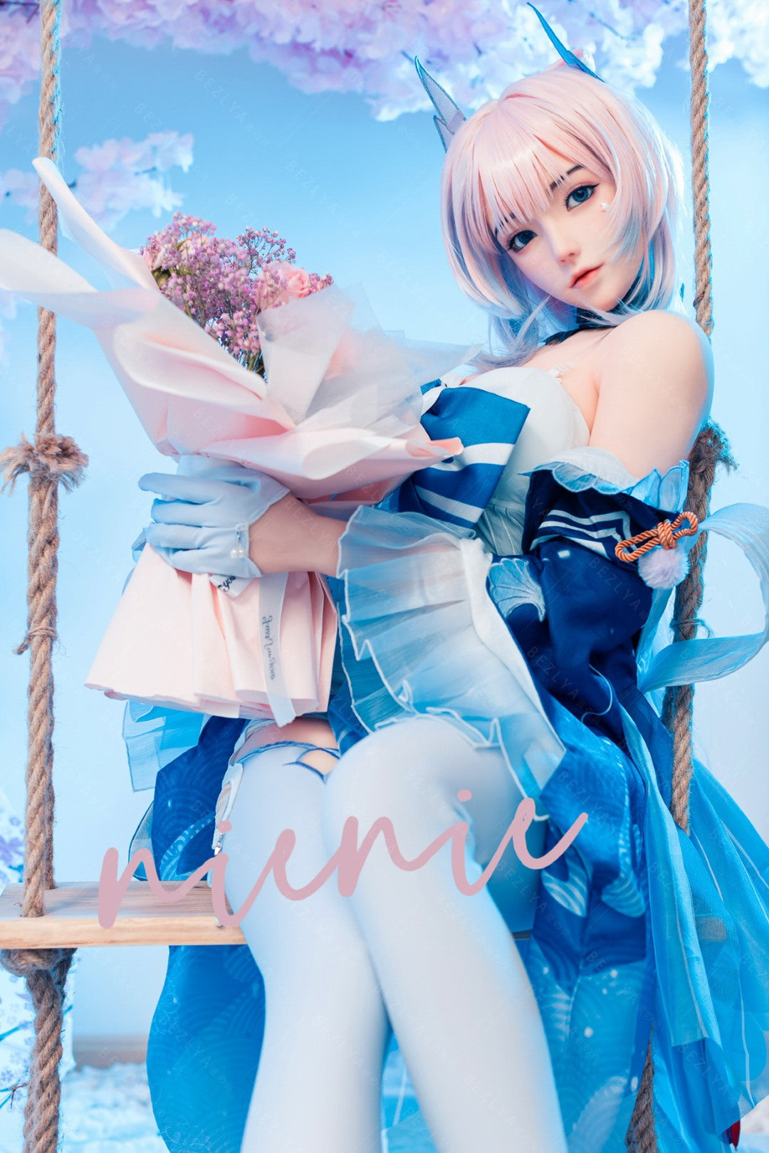 Cyrtenthère poupée sexuelle (Bezlya Doll Bonnet B 155 cm 2.0 TPE+Silicone)