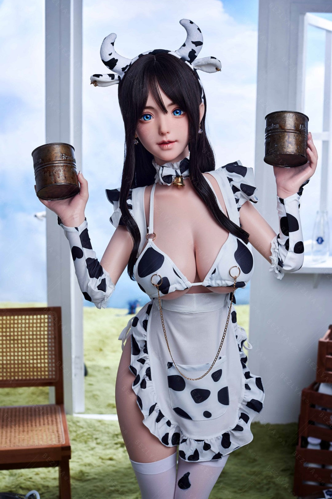 Pisum poupée sexuelle (Bezlya Doll 145 cm F-cup 2.2CF Silicone)