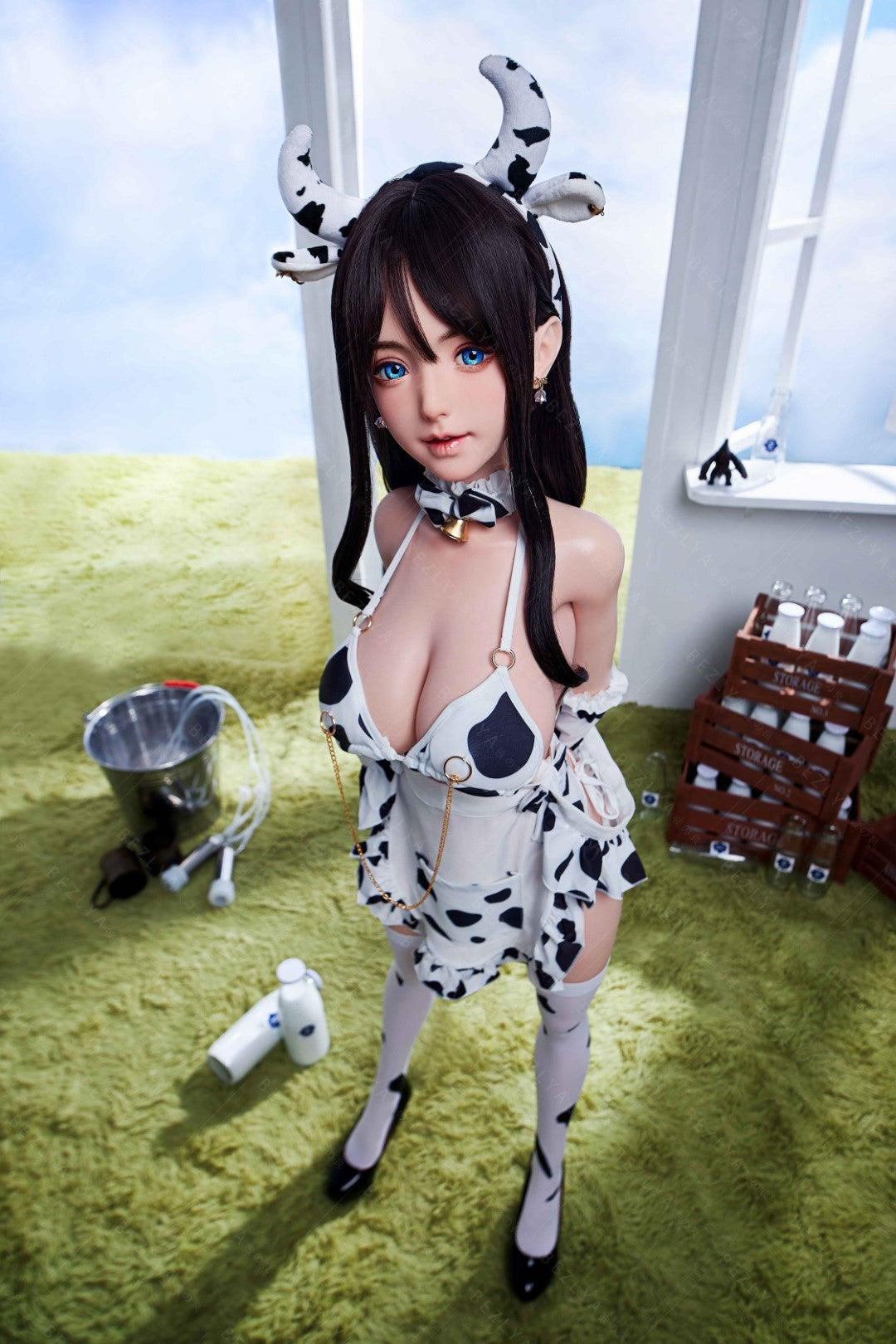 Pisum poupée sexuelle (Bezlya Doll 145 cm F-cup 2.2CF Silicone)