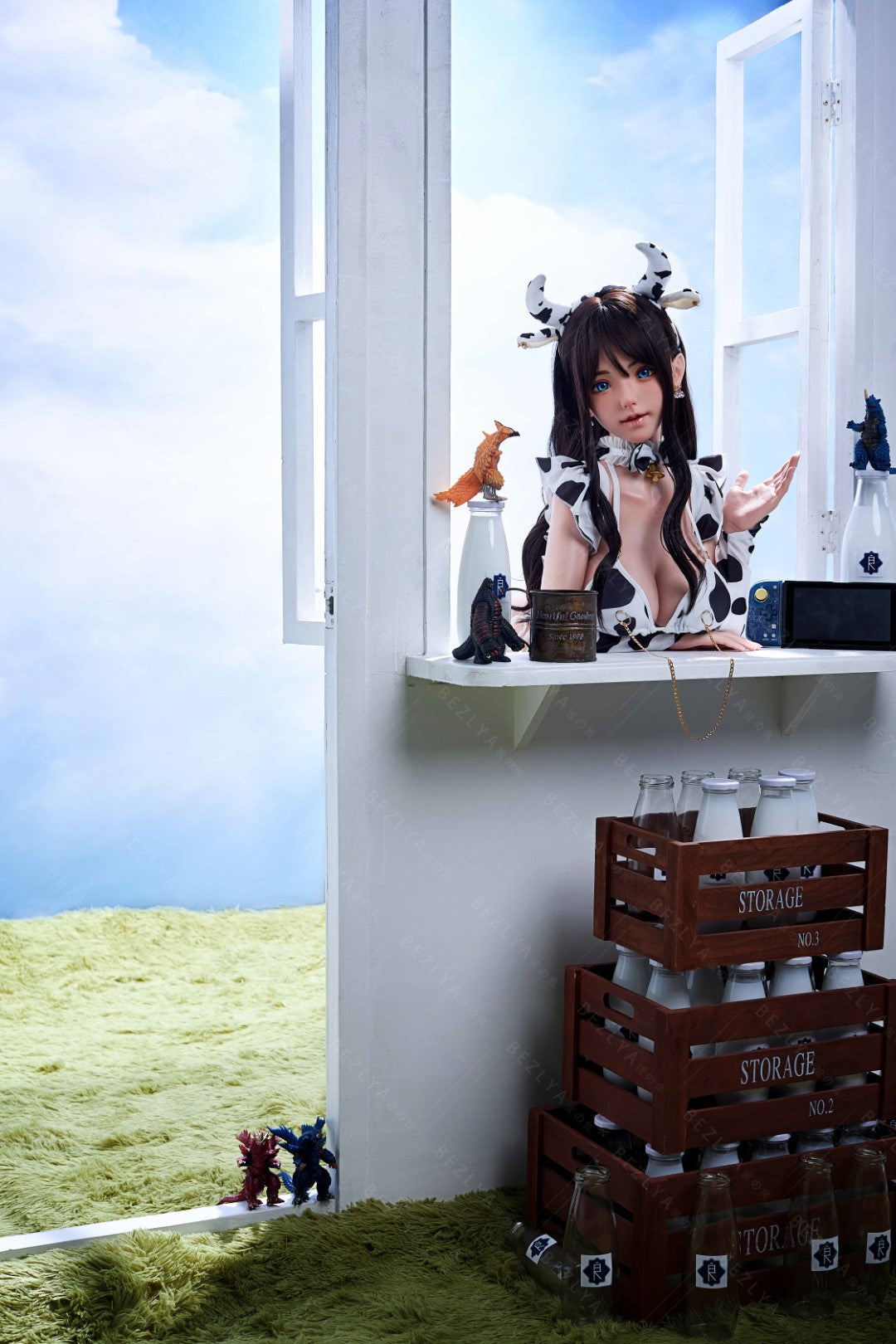 Pisum poupée sexuelle (Bezlya Doll 145 cm F-cup 2.2CF Silicone)