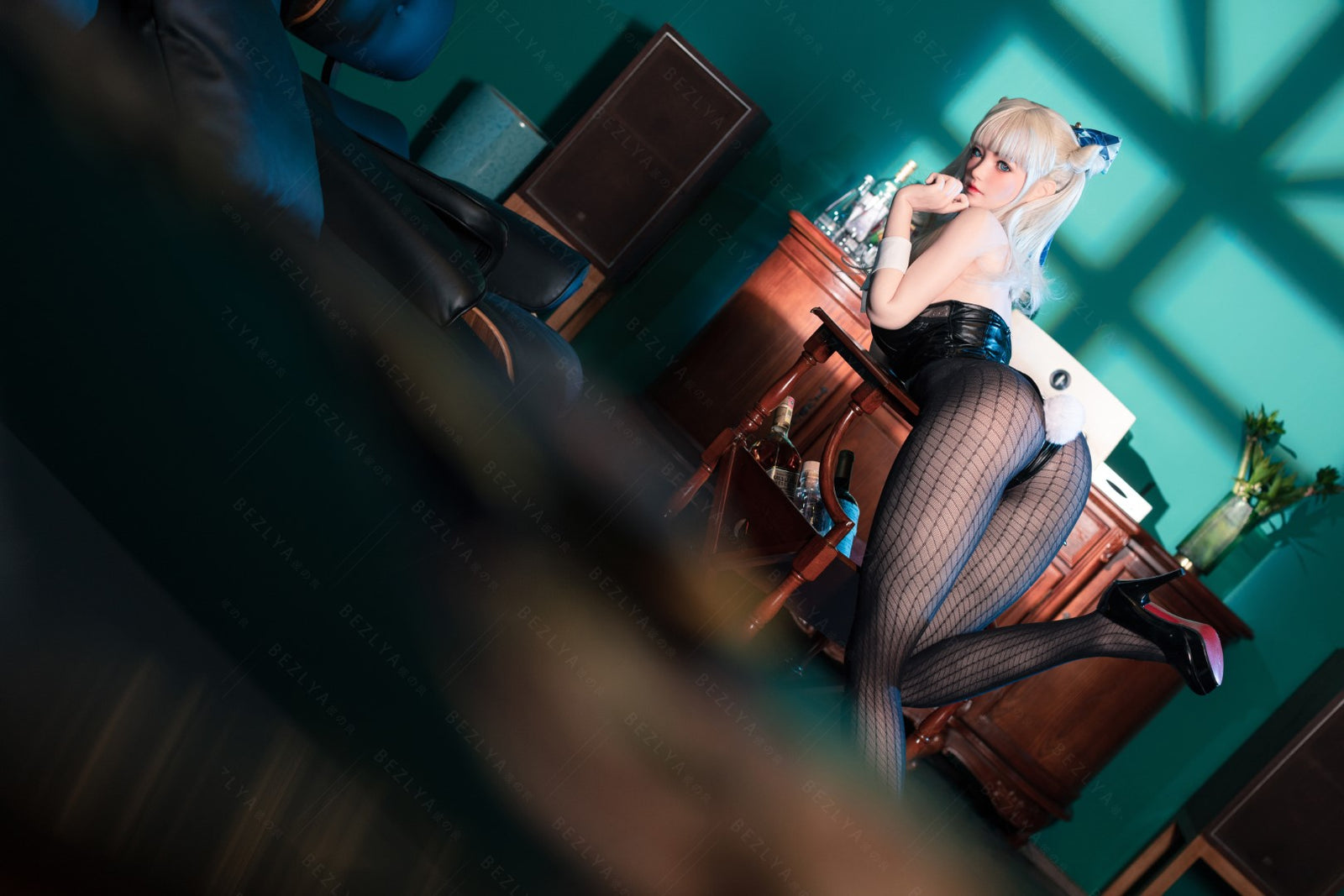 Laurier-rose poupée sexuelle (Bezlya Doll 155 cm E-cup 2.2CF Silicone)