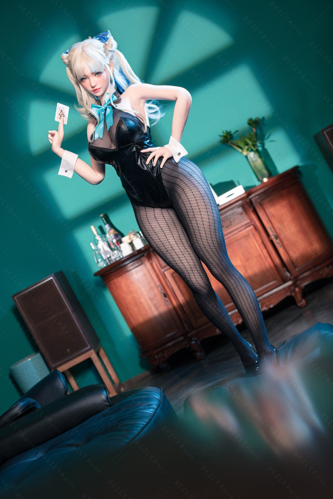 Laurier-rose poupée sexuelle (Bezlya Doll 155 cm E-cup 2.2CF Silicone)