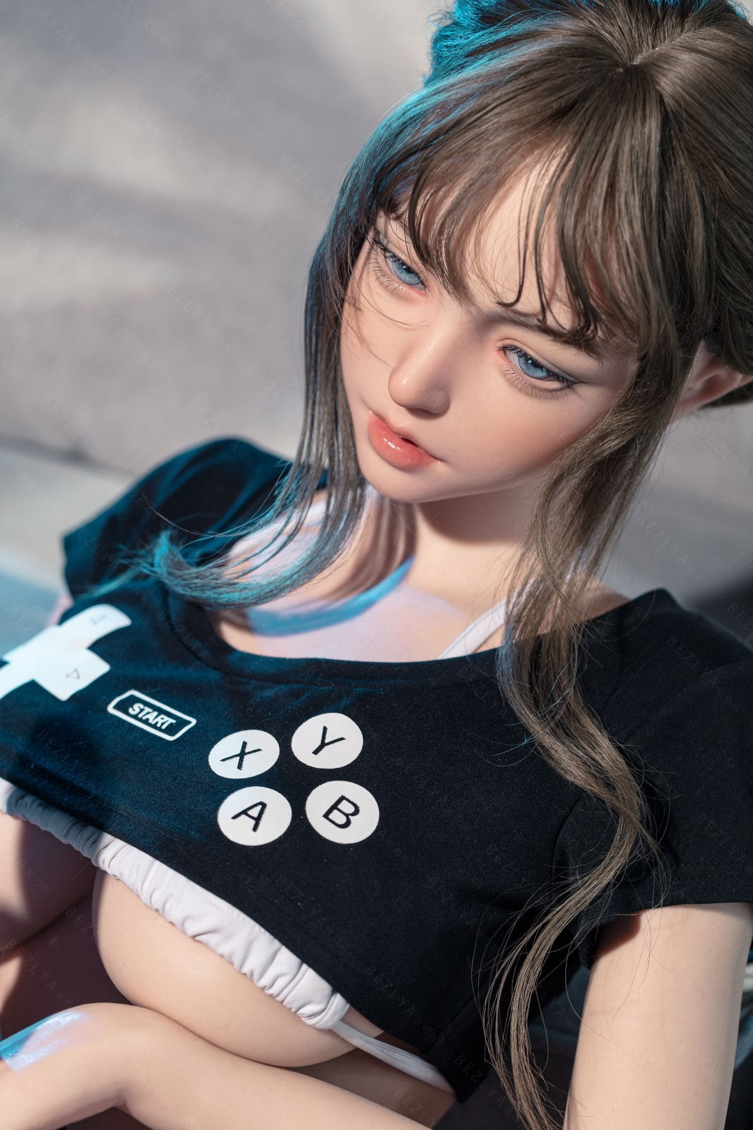 Campanula-sekspop (Bezlya Doll 155 cm E-cup 2.2CF siliconen)