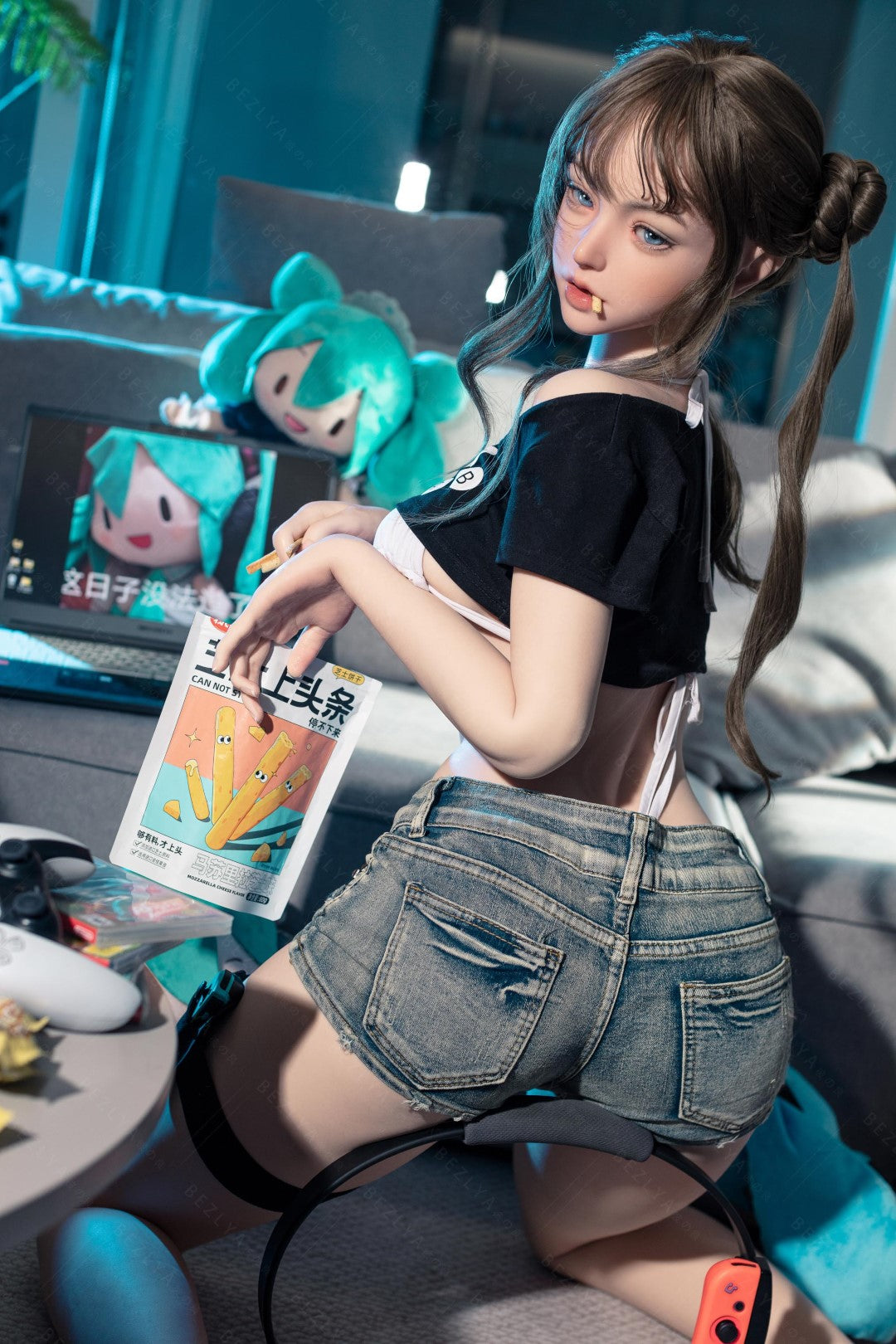 Campanula-sekspop (Bezlya Doll 155 cm E-cup 2.2CF siliconen)