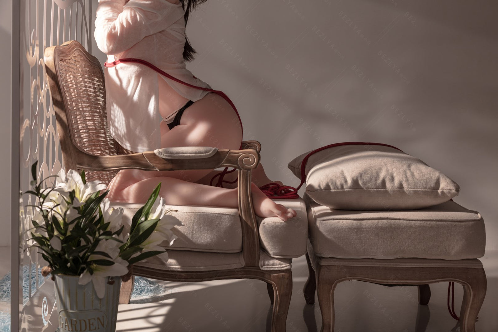 Cyrtenthère poupée sexuelle (Bezlya Doll Bonnet F 155 cm 2.0 TPE+Silicone)