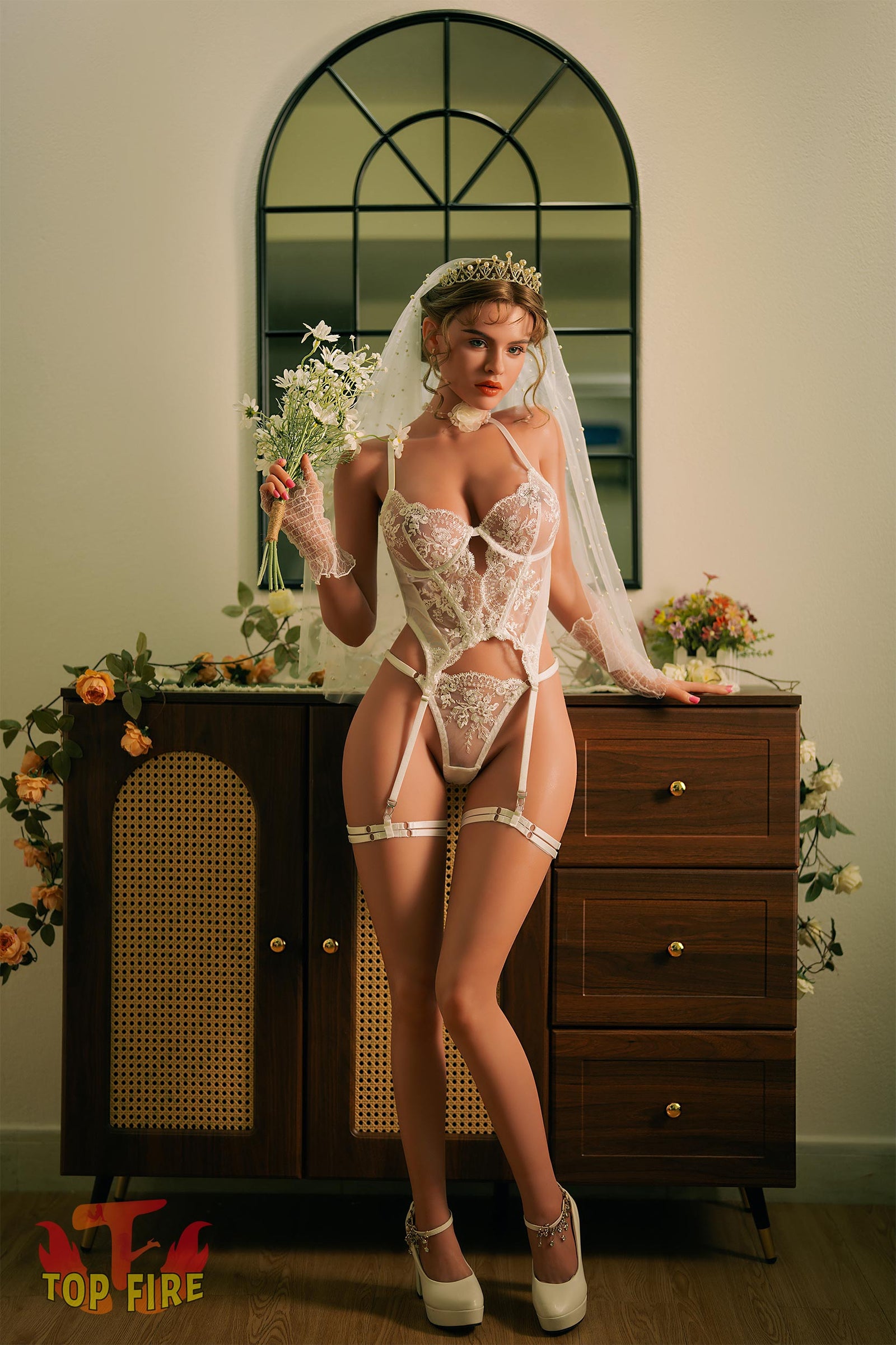 Casey sekspop (Top Fire Doll 158 cm D-cup T41 siliconen)