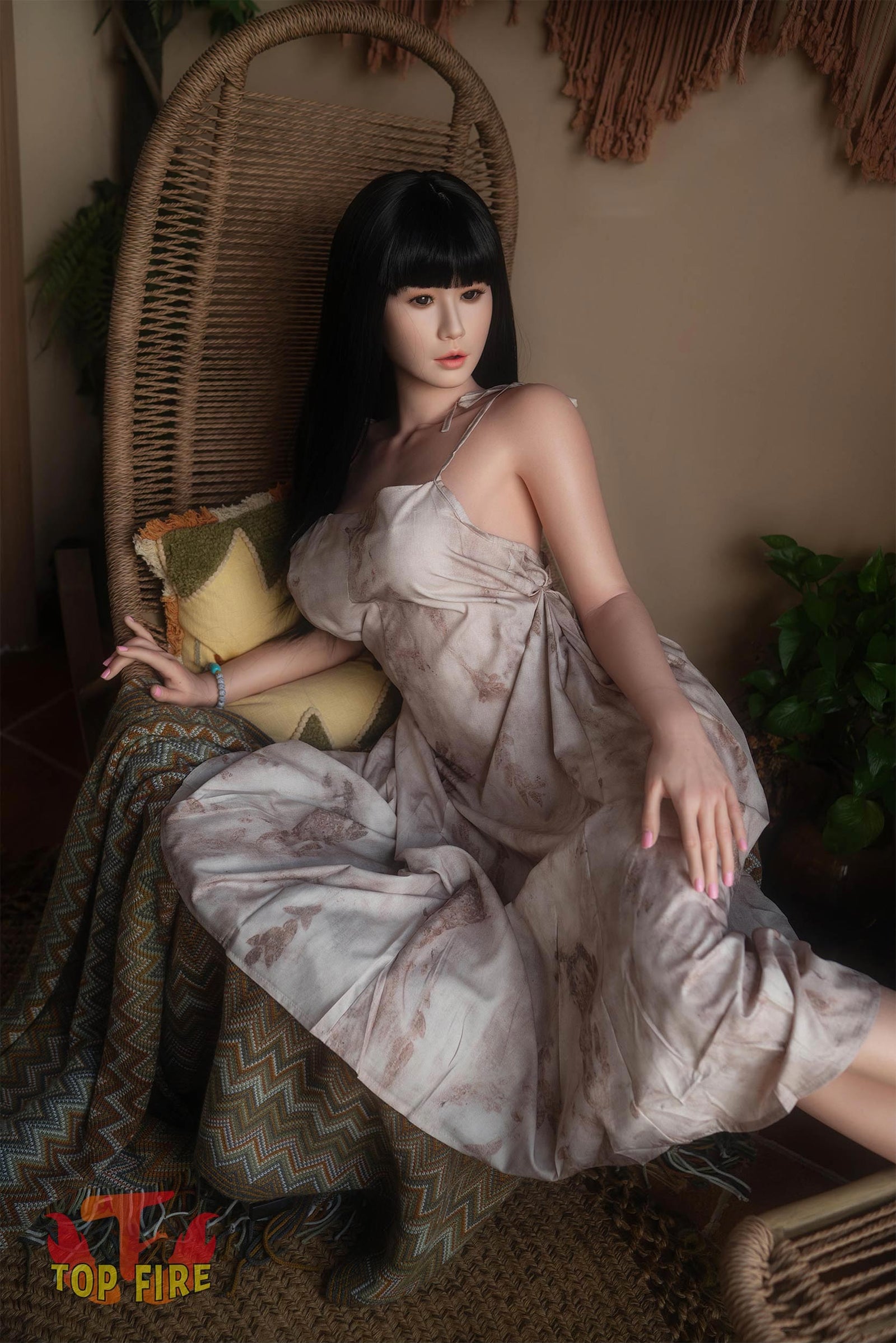 Roos sekspop (Top Fire Doll 158 cm D-cup T30 siliconen)