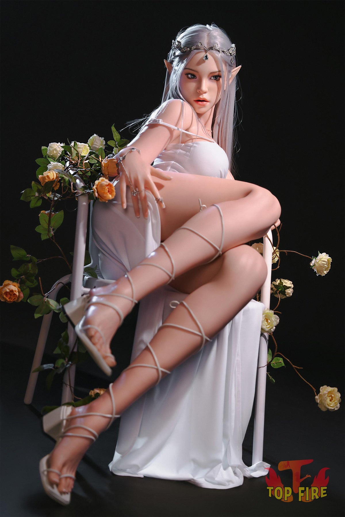 Lorna-sekspop (Top Fire Doll 165 cm C-cup T07 siliconen)