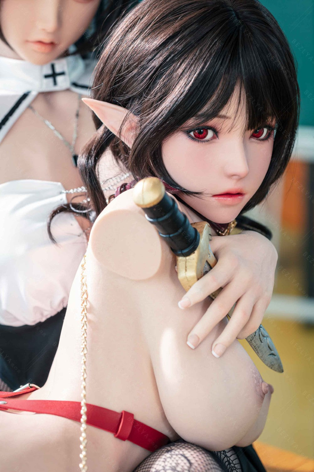 Vanille poupée sexuelle (Bezlya Doll 155 cm E-cup 2.2CF Silicone)