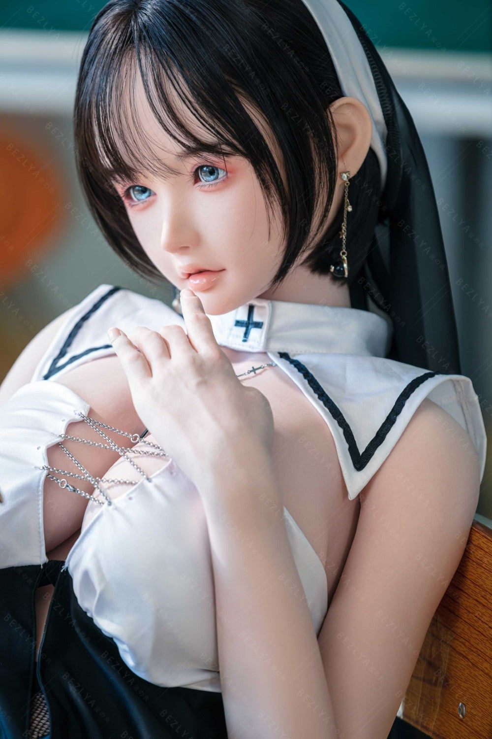 Vanille poupée sexuelle (Bezlya Doll 155 cm E-cup 2.2CF Silicone)